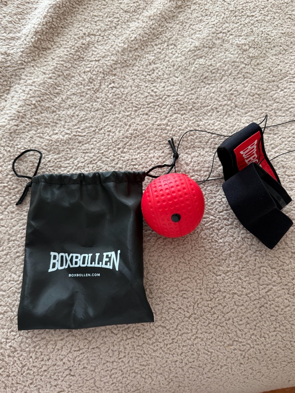 Boxbollen Headband and Ball